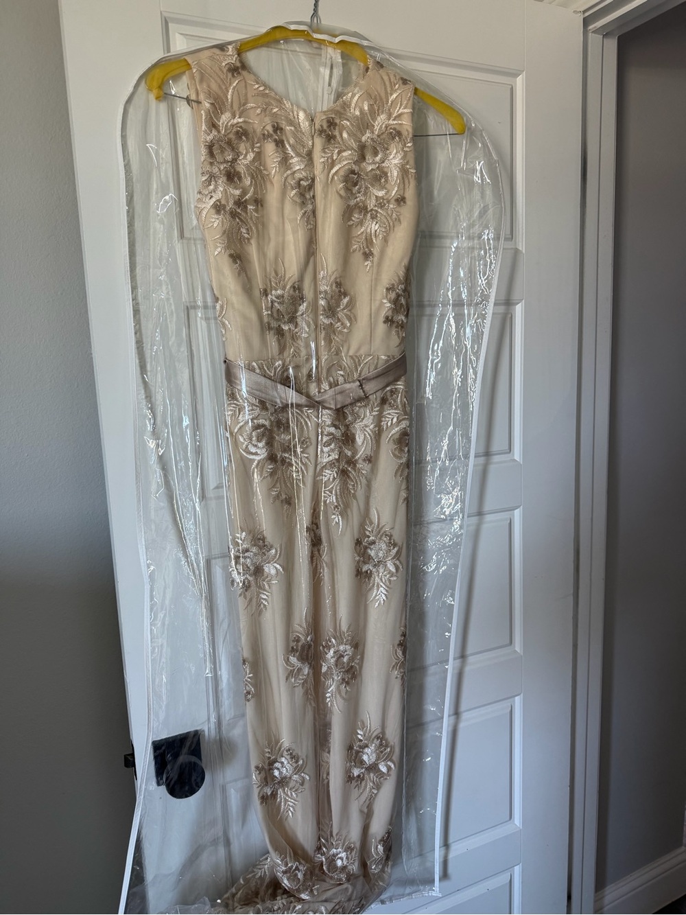 Elegant wedding guest maxi dress